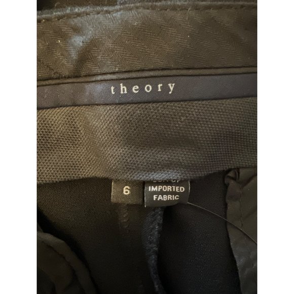Theory Black Jotsna Trousers 6 NWT - Picture 6 of 9